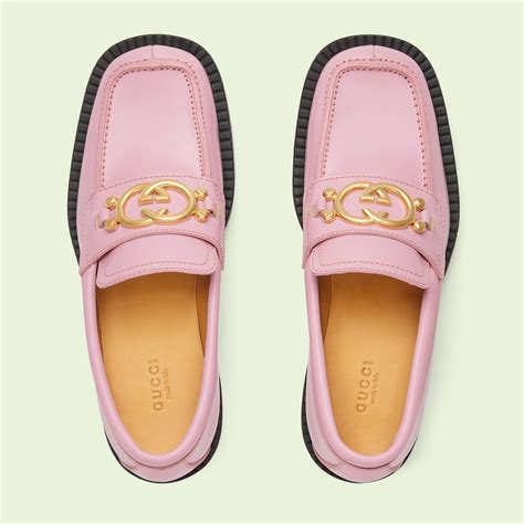 pink gucci loafers men's|gucci fur loafers women's.